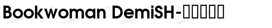 Bookwoman DemiSH字体转换